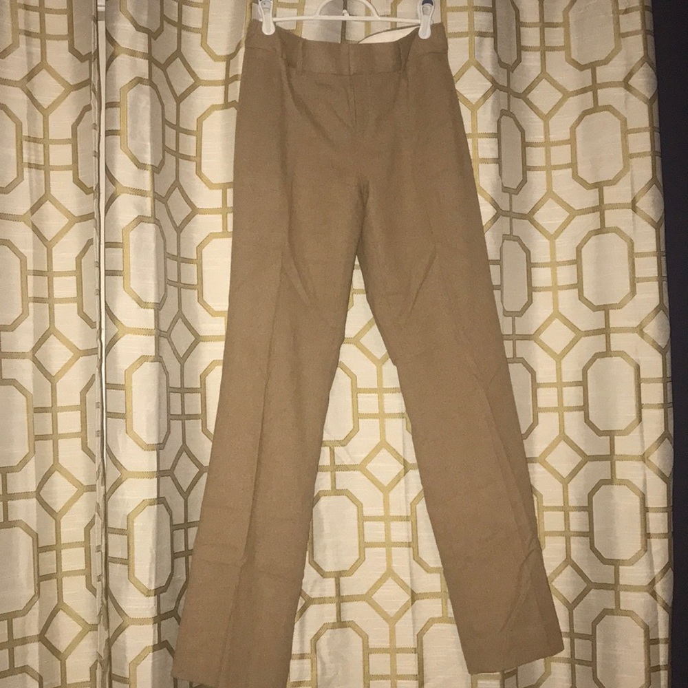 Tan Wool pants. Size 4